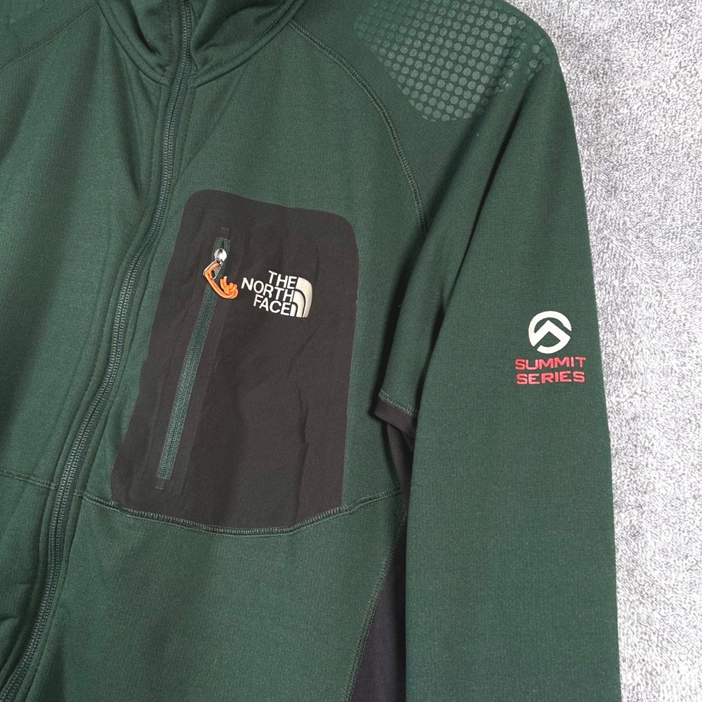 The North Face Summit Series Radish Mid Layer Jacket Mens Large Green Full Zip - Picture 3 of 16